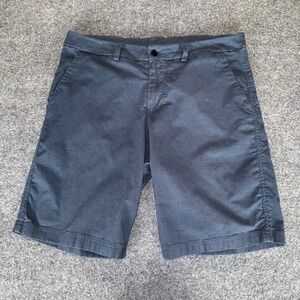 lululemon athletica Men's Flat Front Shorts - Navy Blue